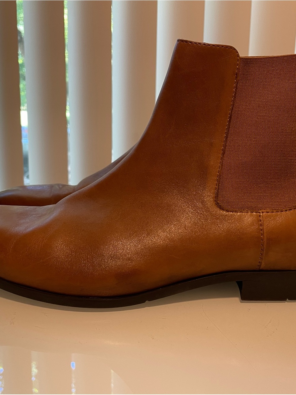 Franco Fortini Brown Leather Chukka Chelsea Boots